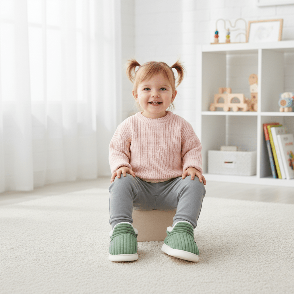 LUNSTED termo-hjemmesko i mikrofiber med varmt plysfoer – billede 3