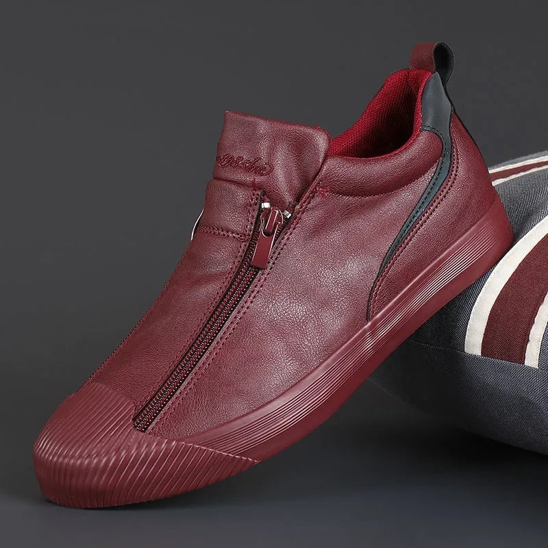 LYNSKRIDT herresneakers med lynlås – billede 5
