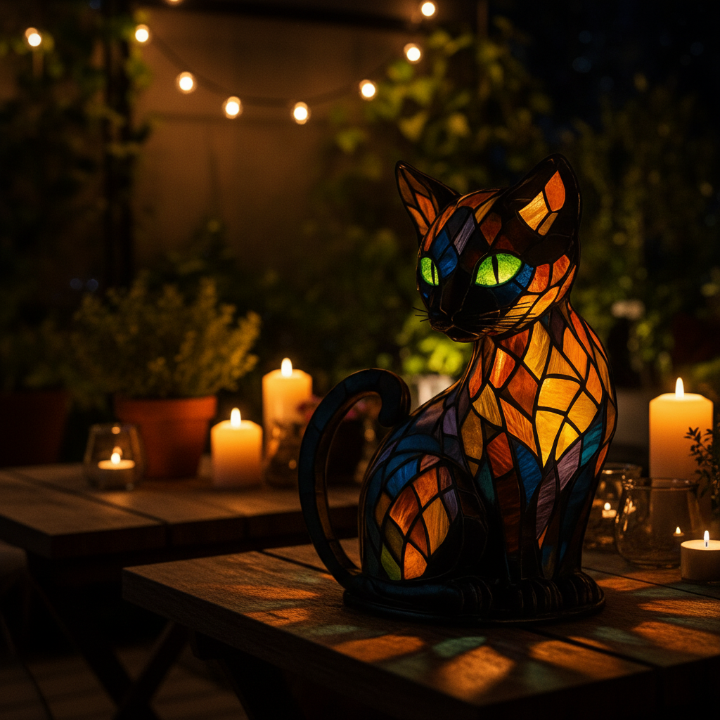 MISSELYS LED natlampe i kattedesign – billede 5