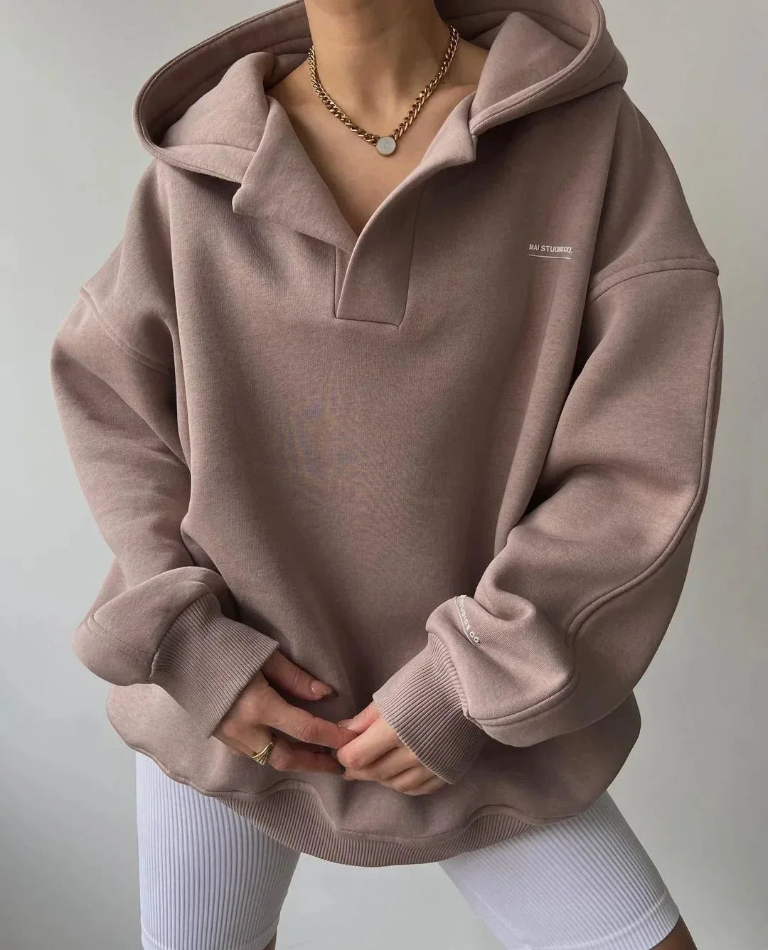 MØLLEVANG oversized hoodie til damer – billede 3