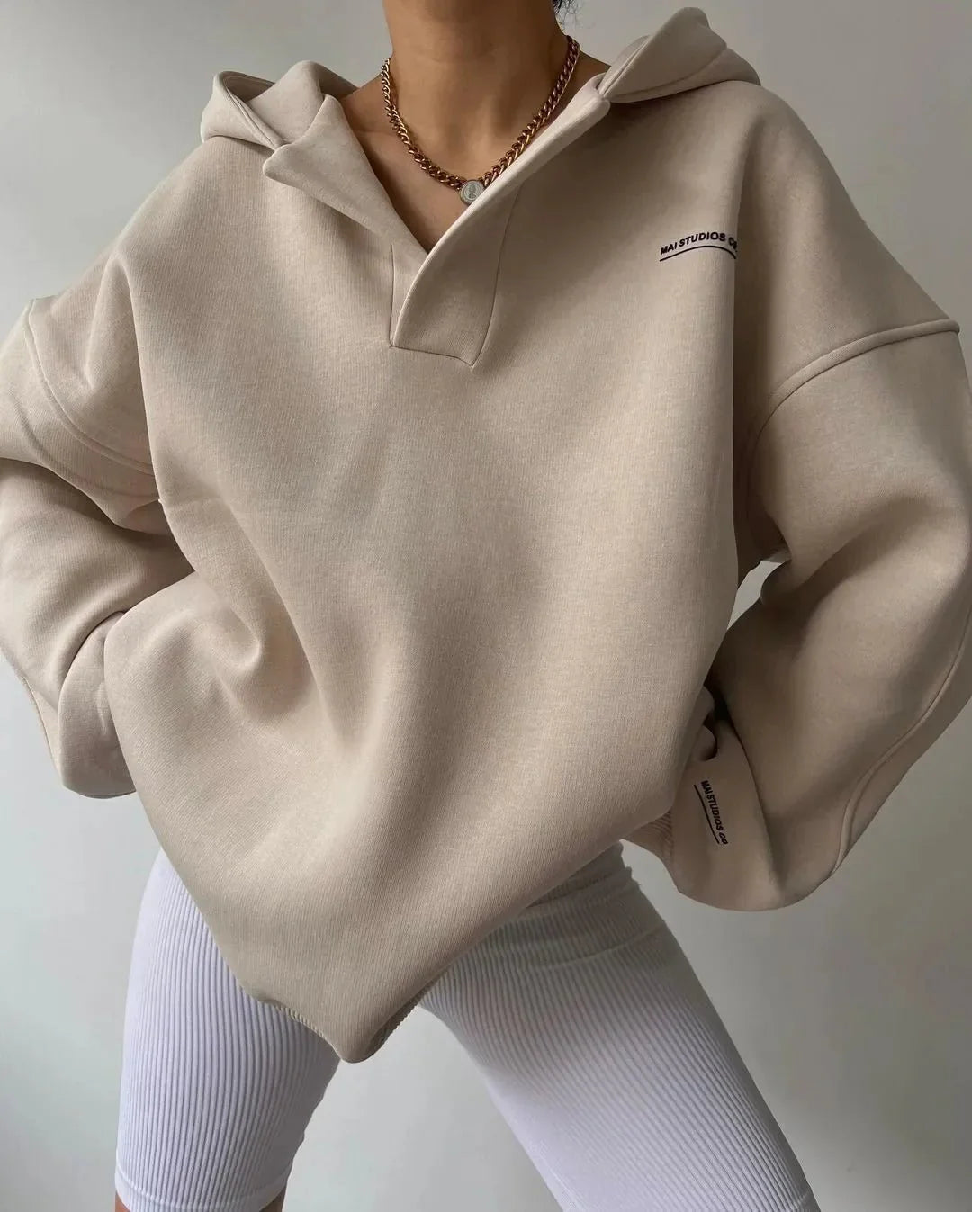 MØLLEVANG oversized hoodie til damer – billede 10