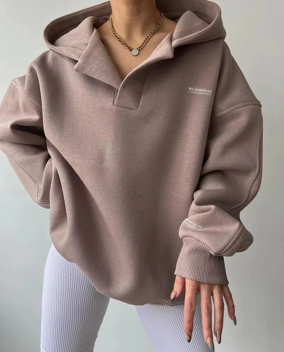 MØLLEVANG oversized hoodie til damer – billede 11