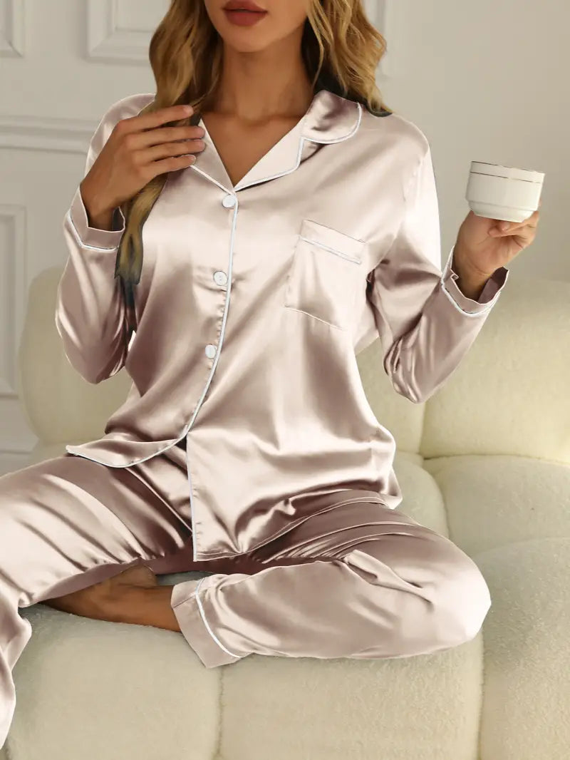 NATSTILLE pyjamassæt til damer – billede 5