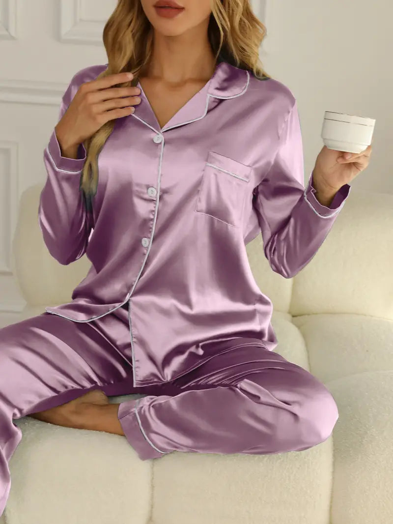 NATSTILLE pyjamassæt til damer – billede 10