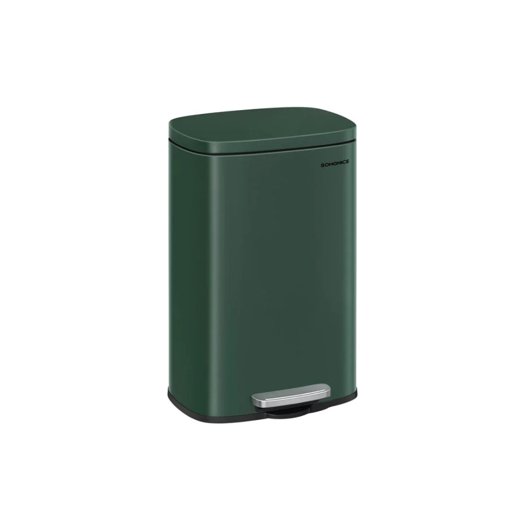 50L affaldsspand i rustfrit stål med pedal og soft-close låg – produktvisning 3 | Noreva Home