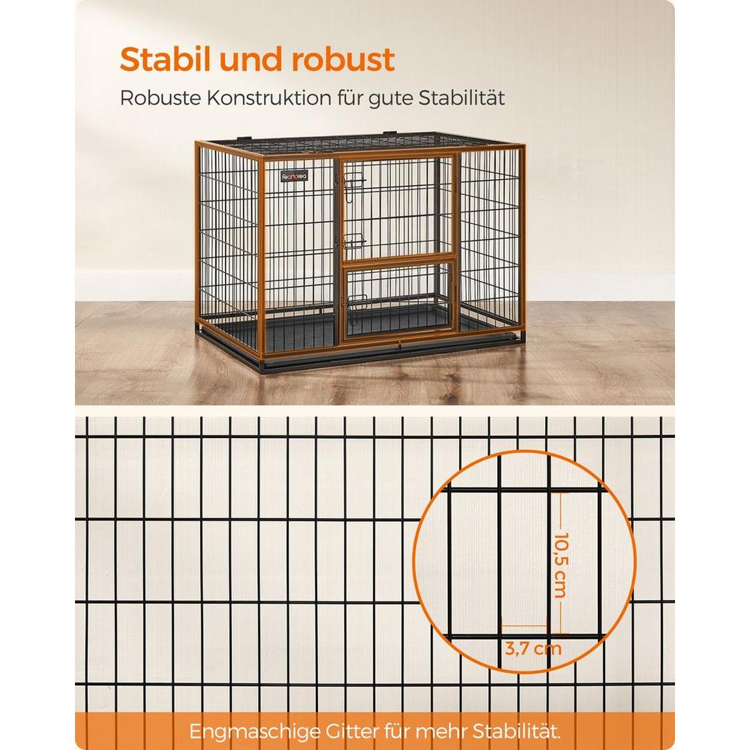 Bærbart Hundebur med Solid Konstruktion – Foldbart Transportbur til Hund – produktvisning 13 | Noreva Home