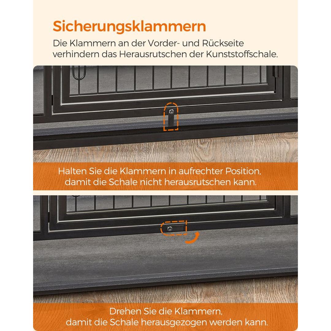 Bærbart Hundebur med Solid Konstruktion – Foldbart Transportbur til Hund – produktvisning 17 | Noreva Home