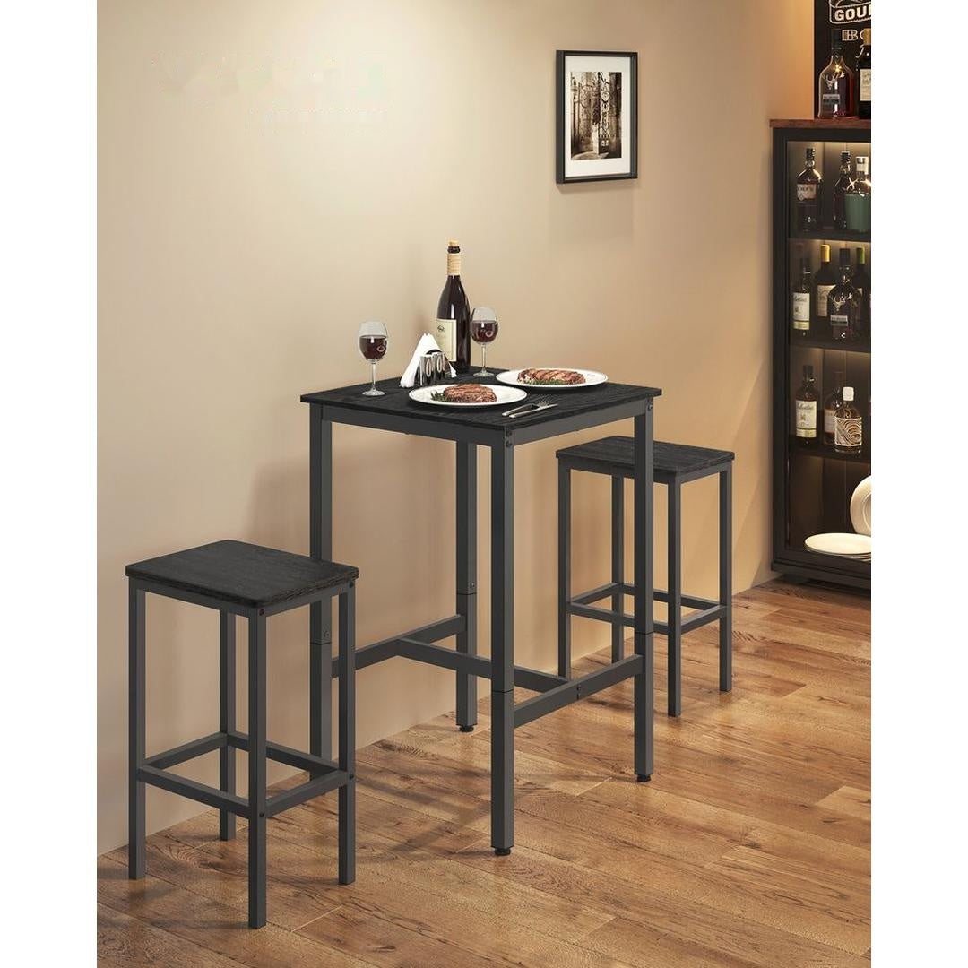 Barbord med stålstel – kvadratisk bord i industriel stil – produktvisning 13 | Noreva Home