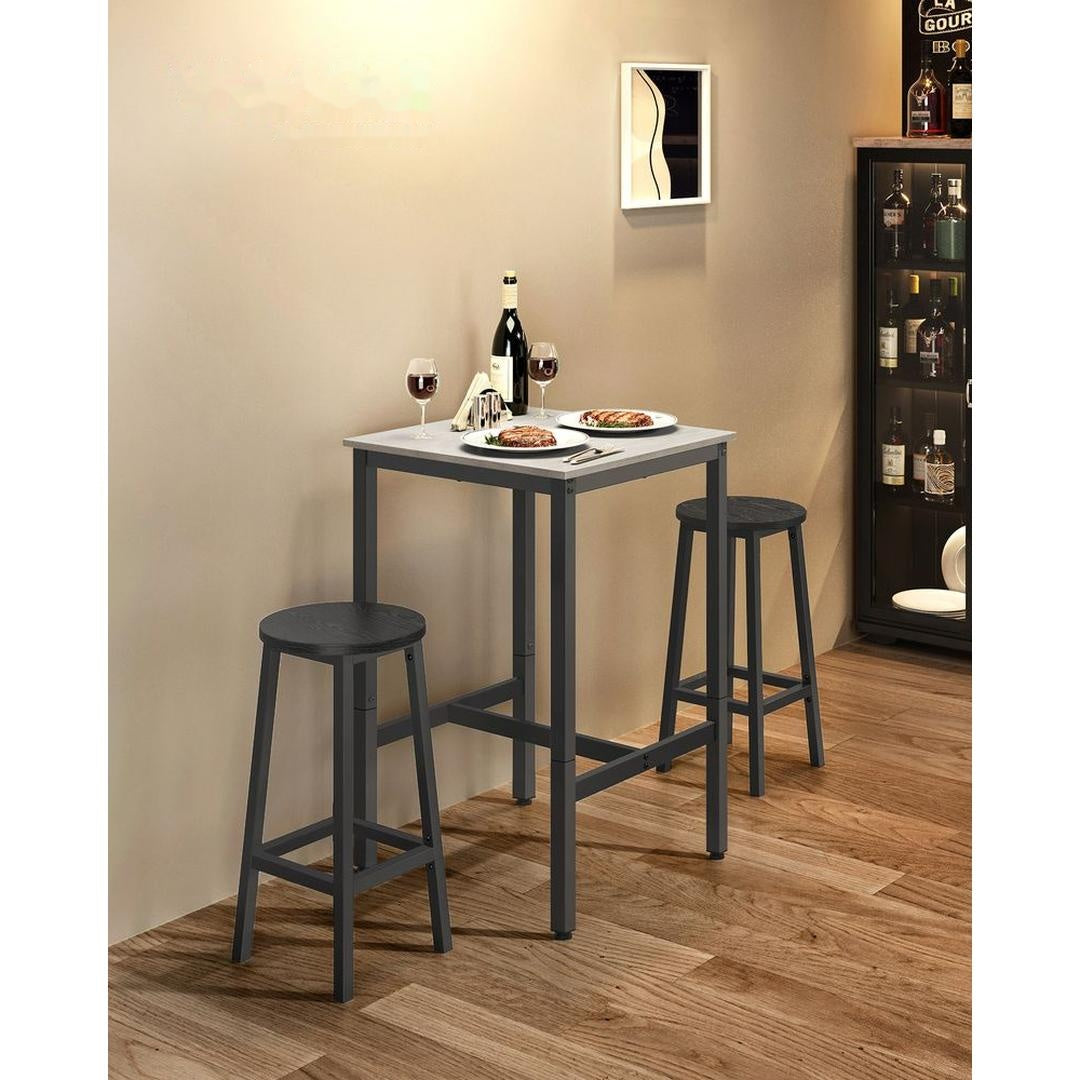 Barbord med stålstel – kvadratisk bord i industriel stil – produktvisning 18 | Noreva Home