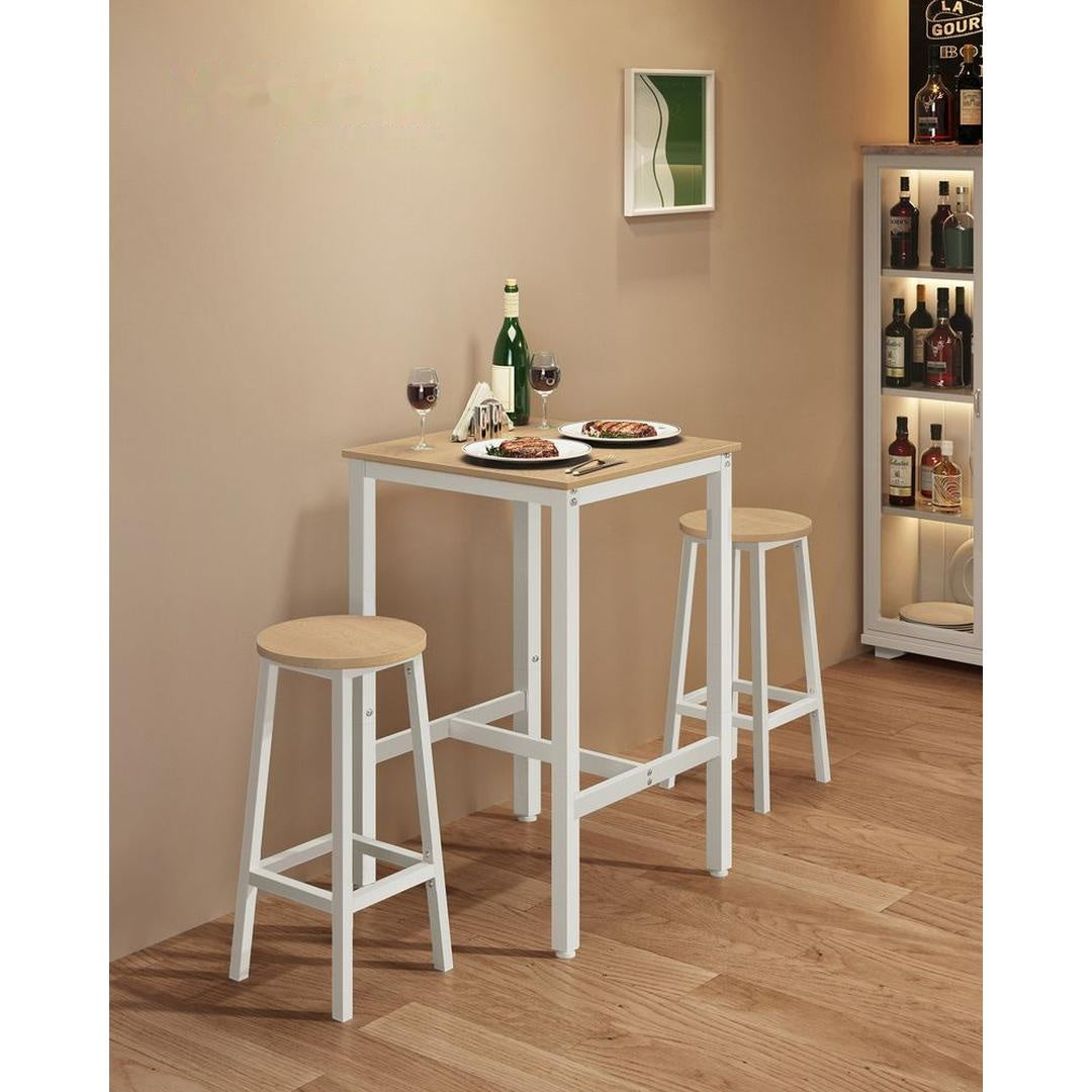 Barbord med stålstel – kvadratisk bord i industriel stil – produktvisning 22 | Noreva Home