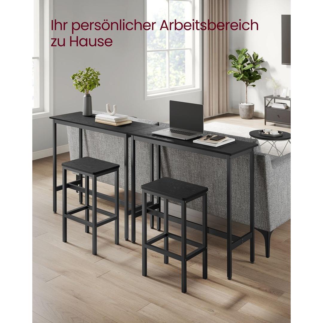 Barbordsæt i Industriel Stil – Højt Bord med Barstole til Køkken – produktvisning 18 | Noreva Home