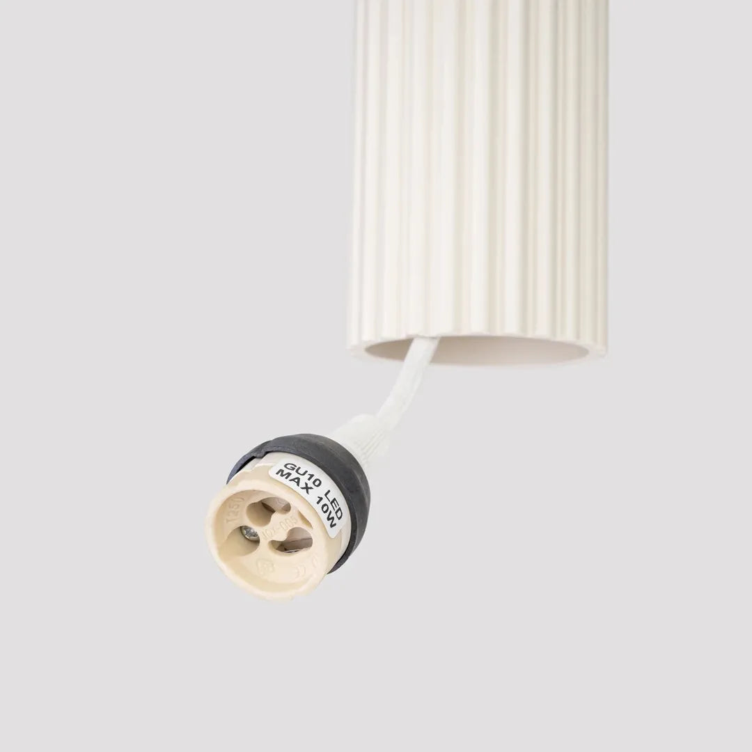 Beige Pendellampe KARBON med 1 Lyskilde – Loftlampe til Spisestue – produktvisning 7 | Noreva Home