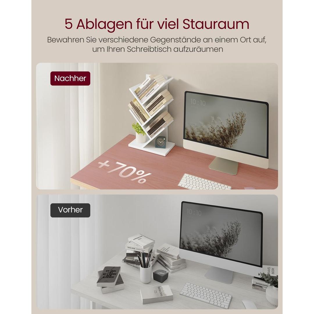 Boghylde i træform med 4 eller 8 rum – produktvisning 22 | Noreva Home