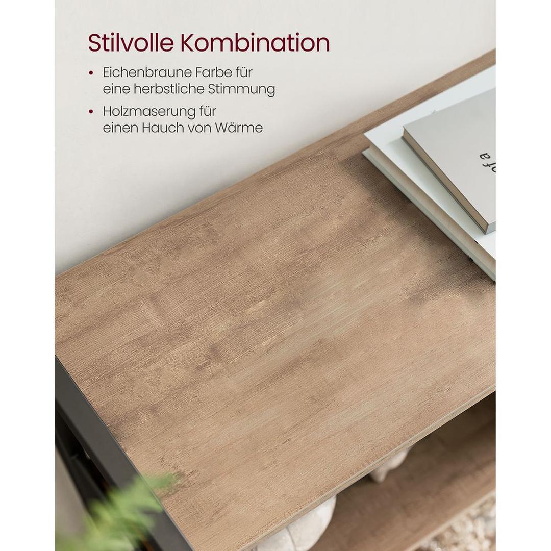 Bogreol med 4 Hylder – Åbent Opbevaringsskab til Stue – produktvisning 16 | Noreva Home