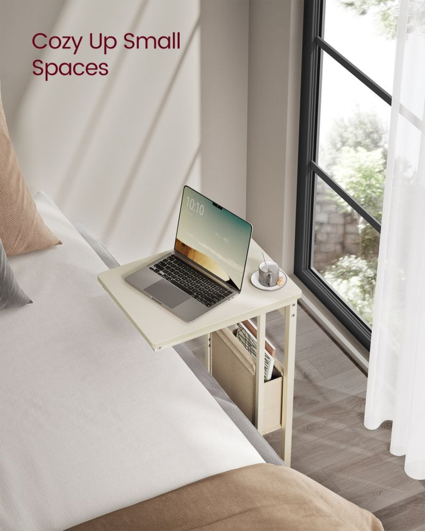 C-formet sidebord med ladestation og opbevaringspose, produktvisning 29 | Noreva Home
