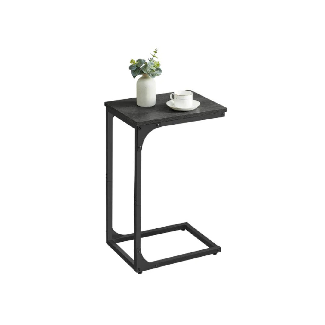 C-formet sidebord til sofa med stålstel, enkelt eller sæt med to, produktvisning 4 | Noreva Home