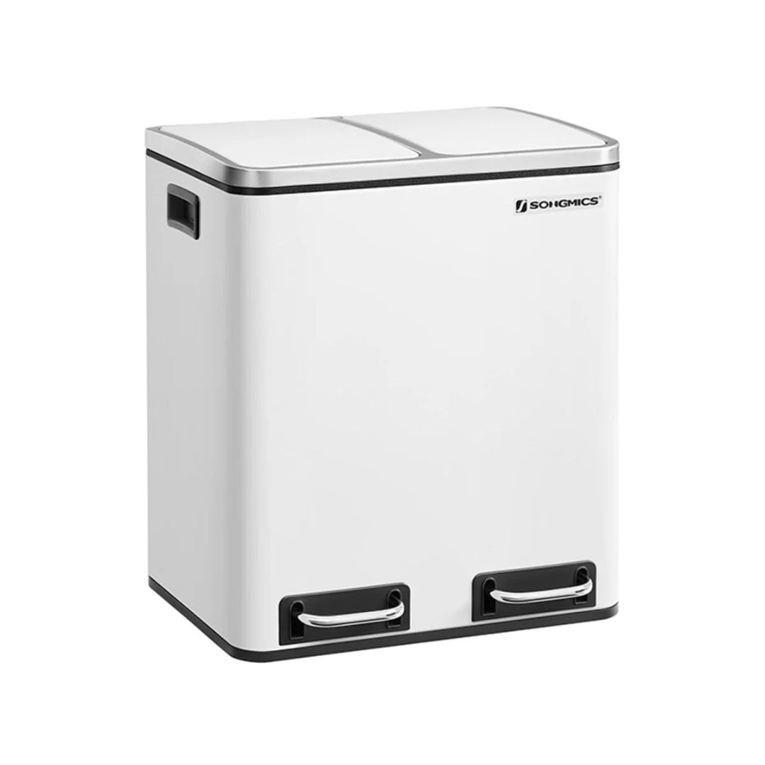 Dobbelt pedalspand 30L med to rum – produktvisning 1 | Noreva Home
