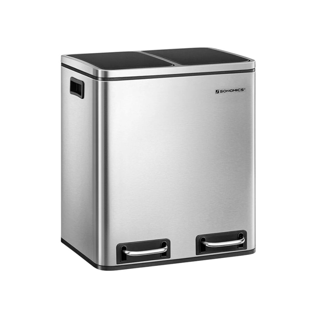 Dobbelt pedalspand 30L med to rum – produktvisning 3 | Noreva Home
