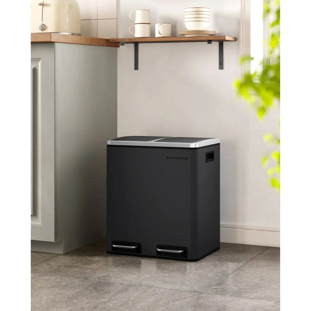 Dobbelt pedalspand 30L med to rum – produktvisning 6 | Noreva Home