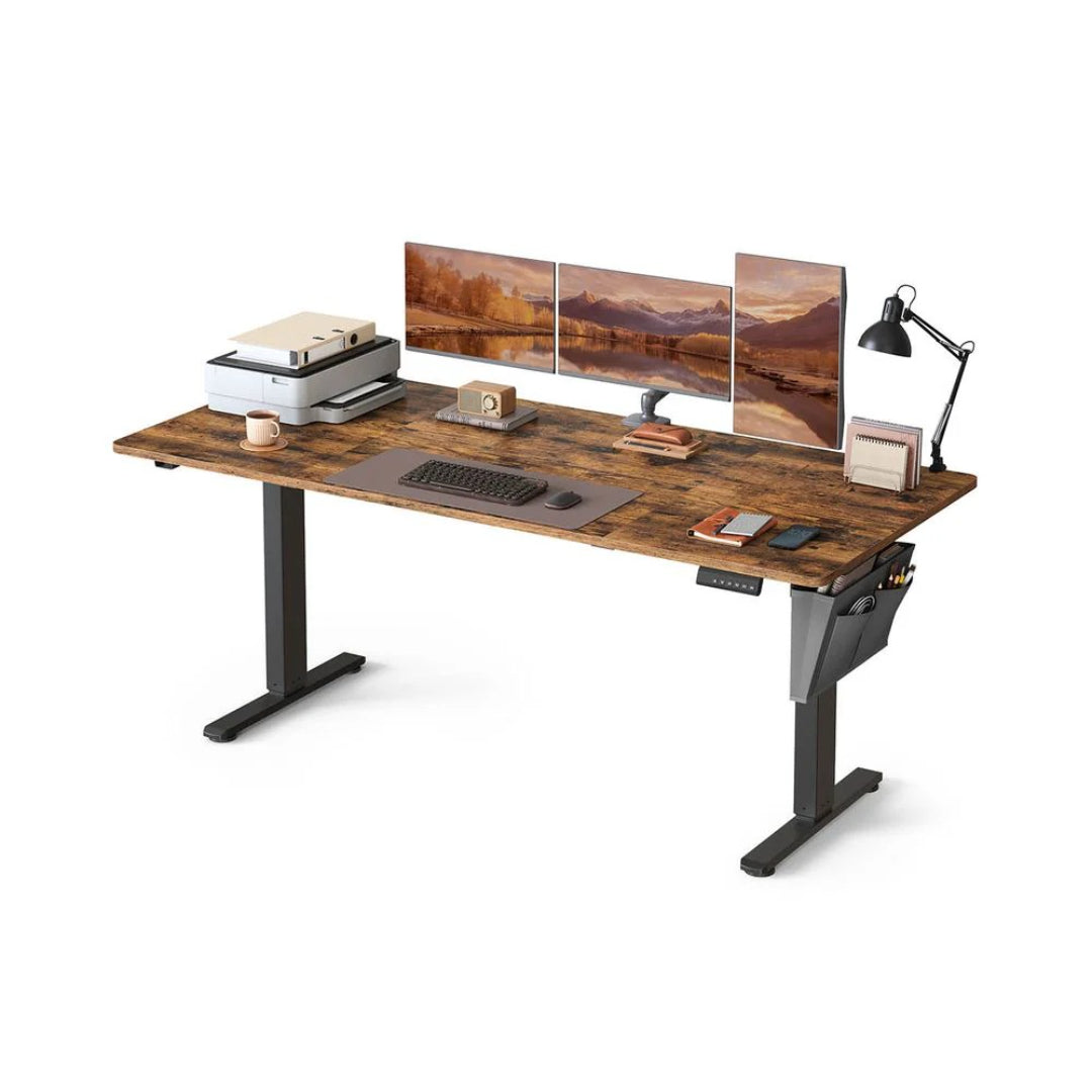 Elektrisk højdejusterbart skrivebord 180x80 cm med hukommelse – produktvisning 1 | Noreva Home