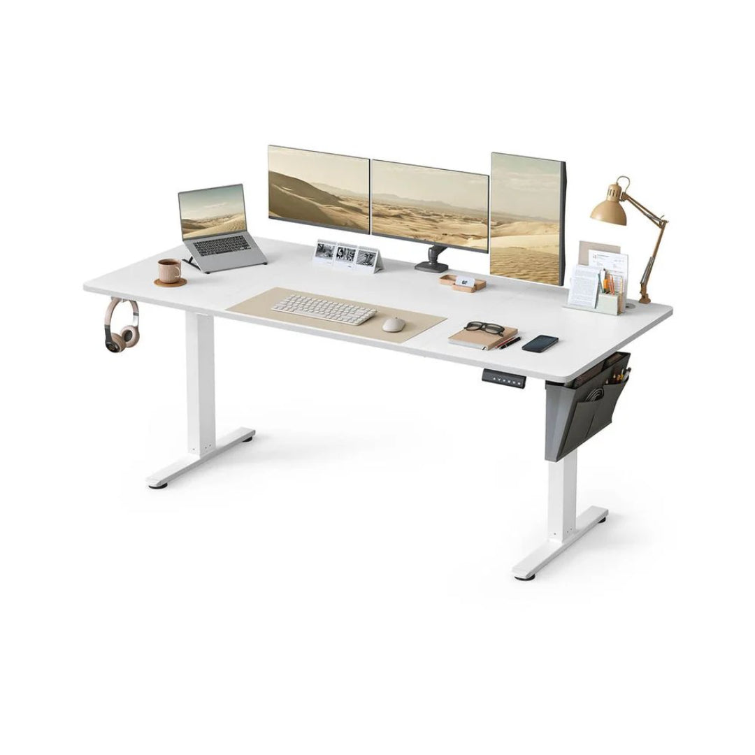 Elektrisk højdejusterbart skrivebord 180x80 cm med hukommelse – produktvisning 2 | Noreva Home