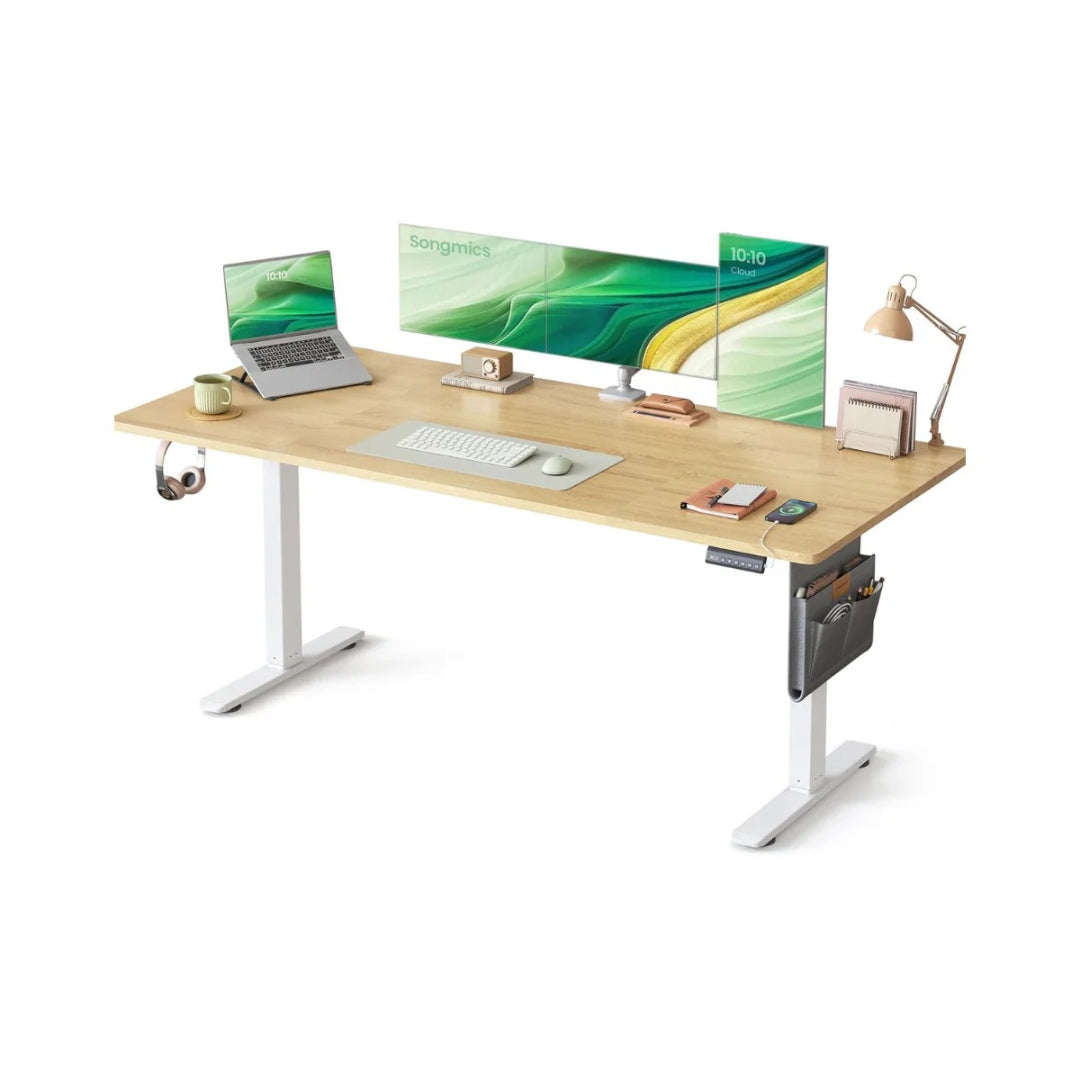 Elektrisk højdejusterbart skrivebord 180x80 cm med hukommelse – produktvisning 3 | Noreva Home