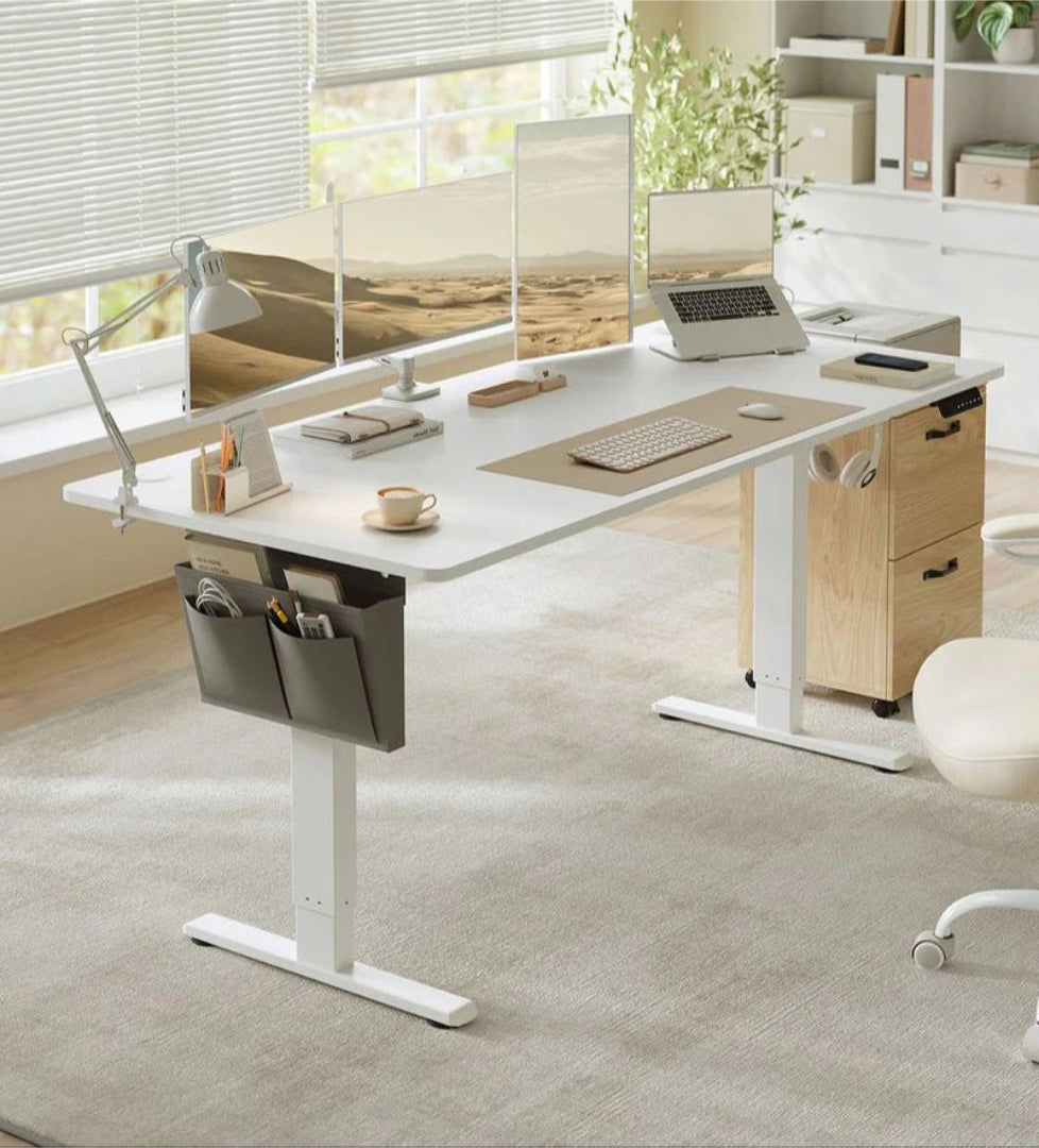 Elektrisk højdejusterbart skrivebord 180x80 cm med hukommelse – produktvisning 5 | Noreva Home
