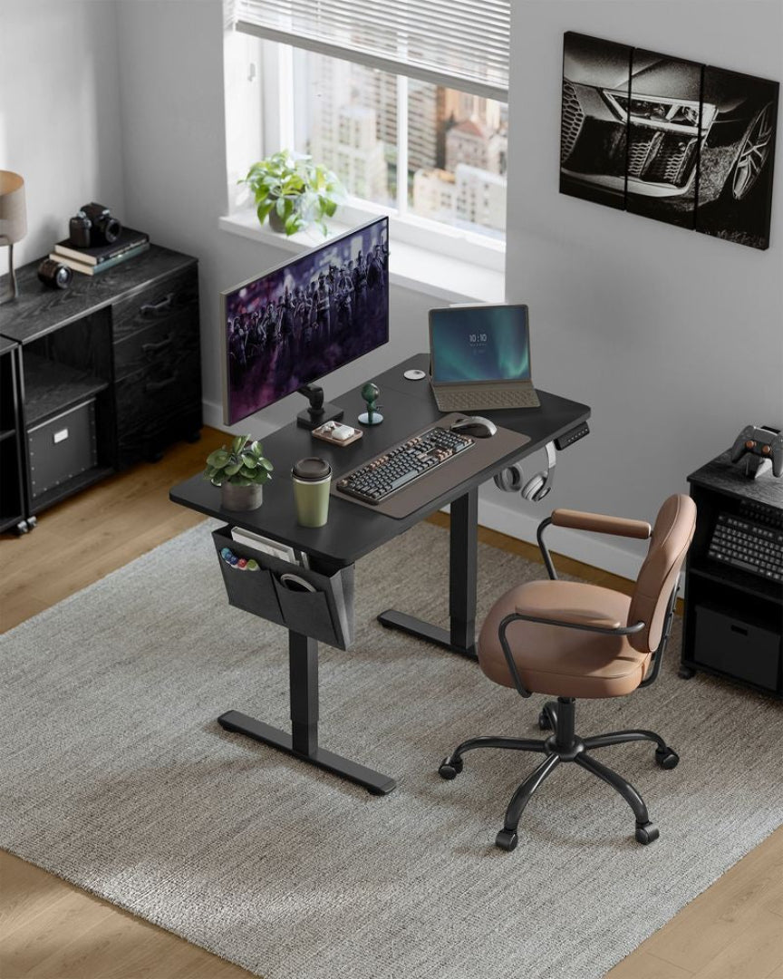 Elektrisk højdejusterbart skrivebord med sit-stand funktion – produktvisning 2 | Noreva Home