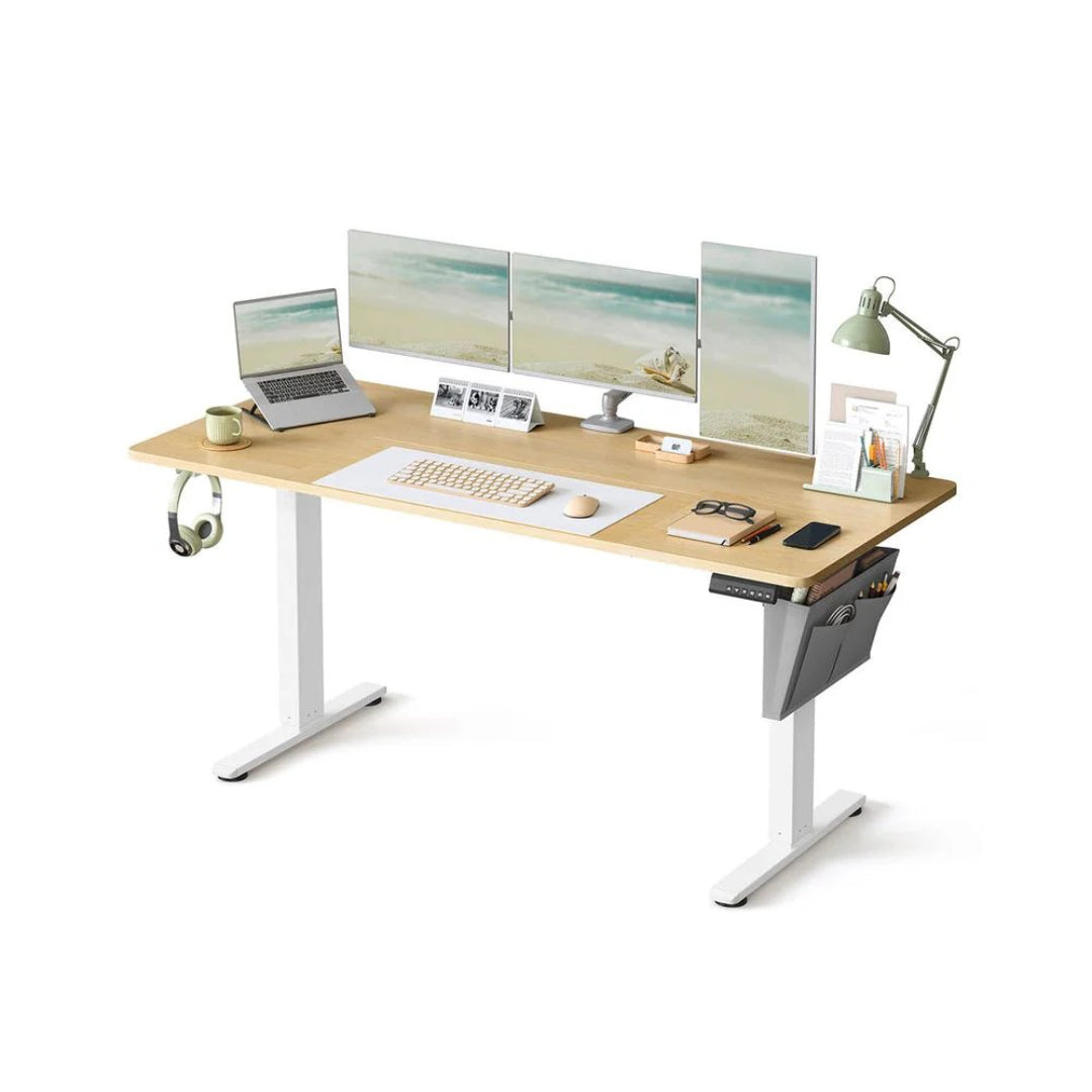 Elektrisk højdejusterbart skrivebord med sit-stand funktion – produktvisning 9 | Noreva Home