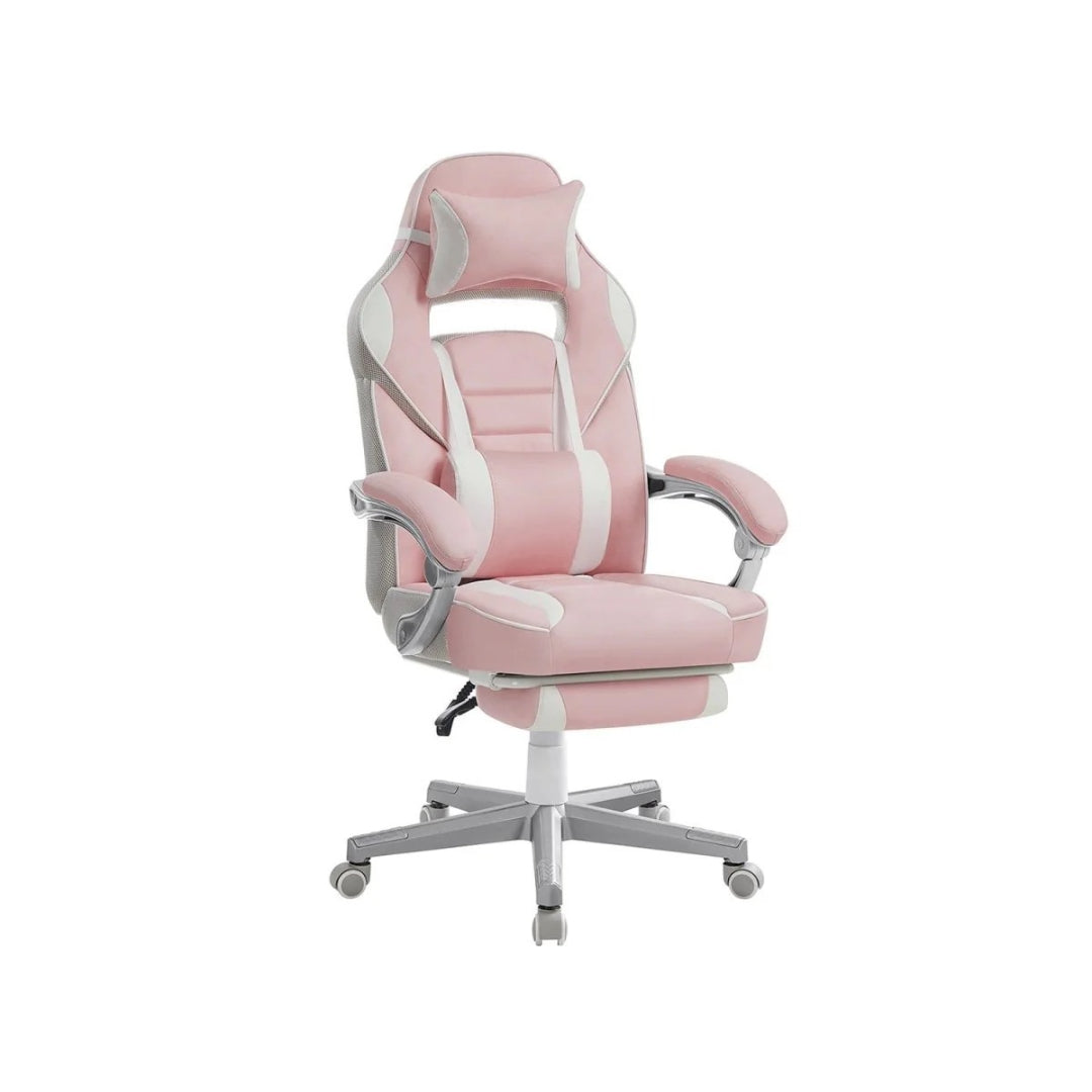 Ergonomisk gamingstol med nakkestøtte og fodstøtte – produktvisning 10 | Noreva Home