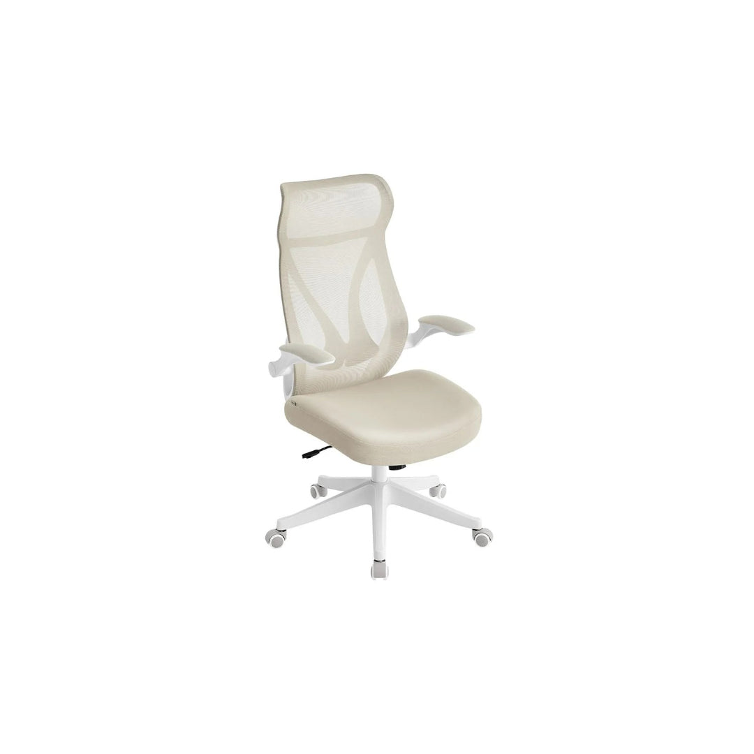 Ergonomisk kontorstol med lændestøtte og foldbare armlæn – produktvisning 2 | Noreva Home
