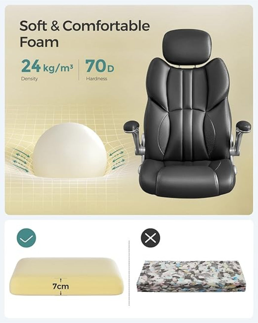 Ergonomisk kontorstol med nakkestøtte og tilbagelæn – produktvisning 2 | Noreva Home