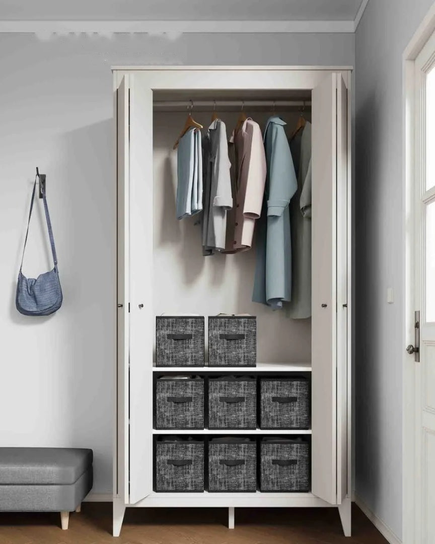 Foldbare opbevaringskasser i stof, sæt med 8, produktvisning 10 | Noreva Home