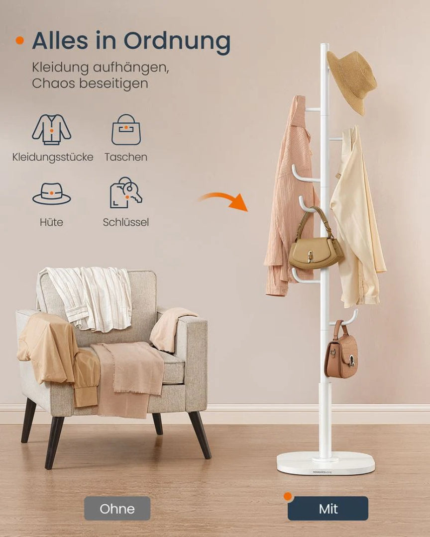 Fritstående kaktusformet garderobestativ med flere kroge – produktvisning 4 | Noreva Home