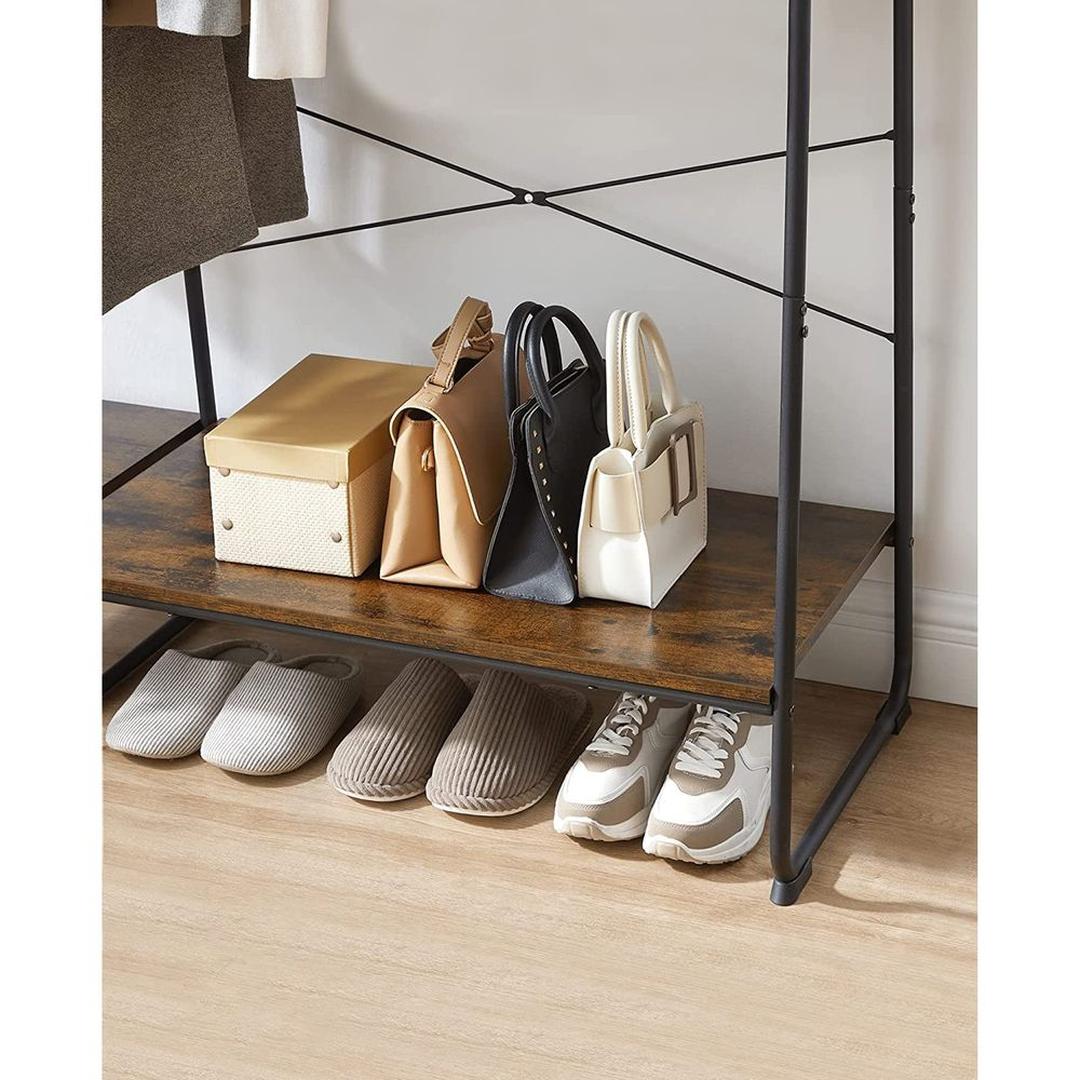 Fritstående Knagerække med 6 Kroge – Stående Tøjstativ til Jakker – produktvisning 11 | Noreva Home