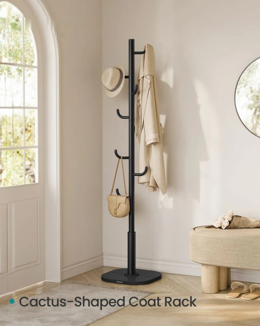 Fritstående knagestativ med flere knager, kaktusdesign, produktvisning 2 | Noreva Home