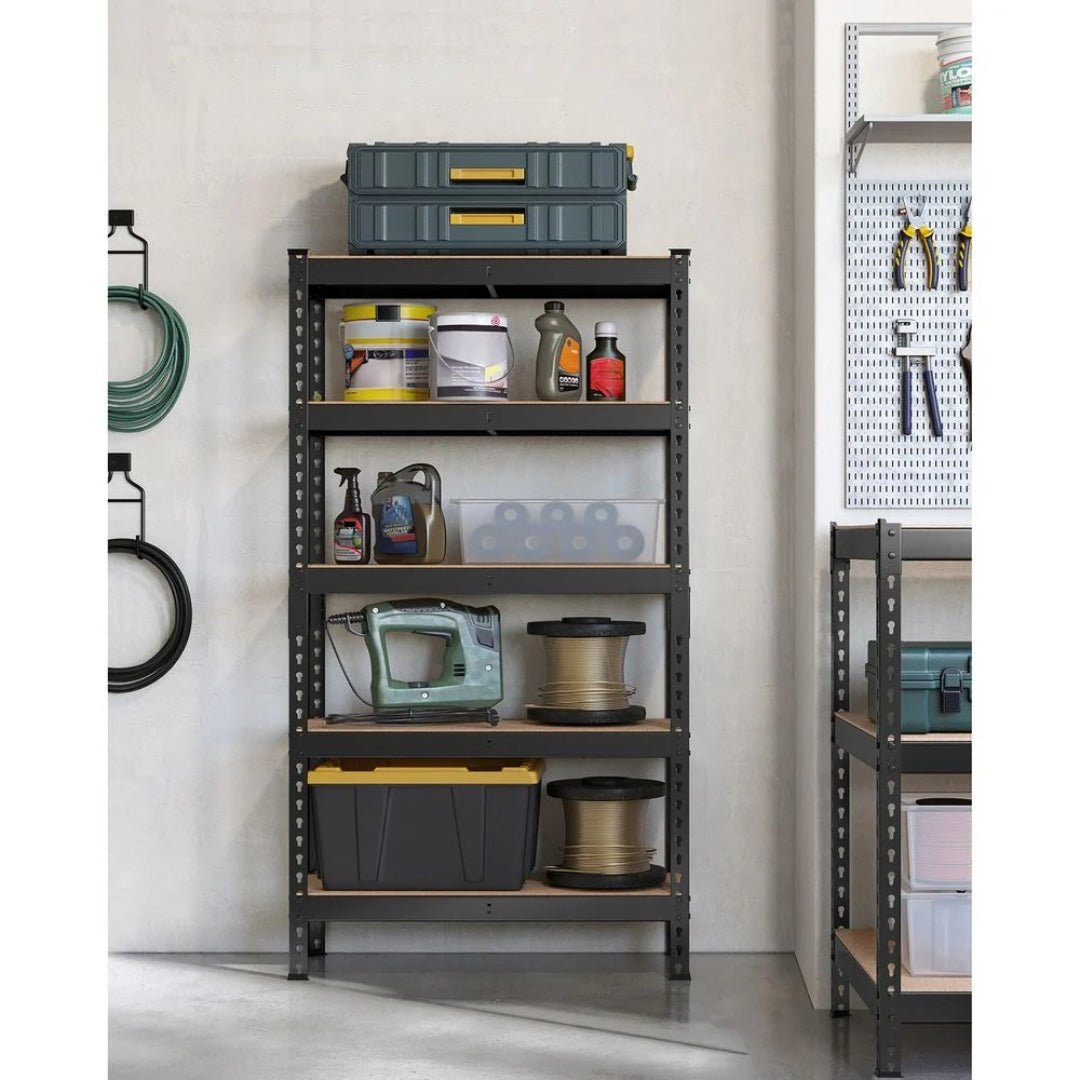 Garagereol med 5 justerbare niveauer, stålstel og MDF, produktvisning 12 | Noreva Home