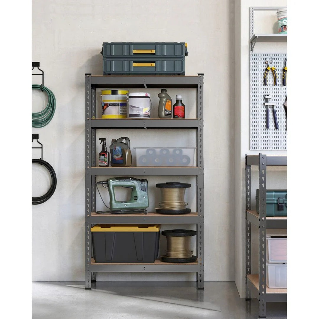 Garagereol med 5 justerbare niveauer, stålstel og MDF, produktvisning 21 | Noreva Home