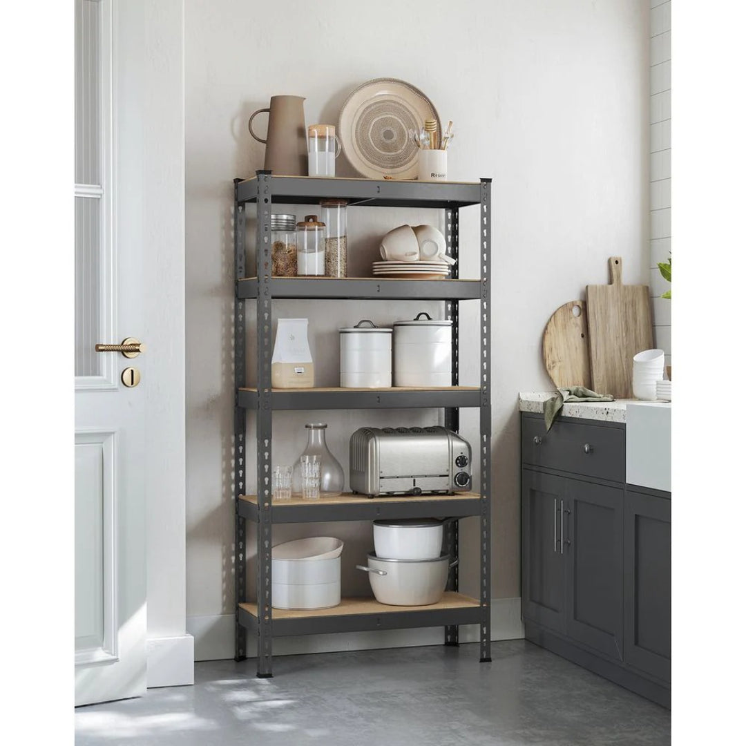 Garagereol med 5 justerbare niveauer, stålstel og MDF, produktvisning 22 | Noreva Home