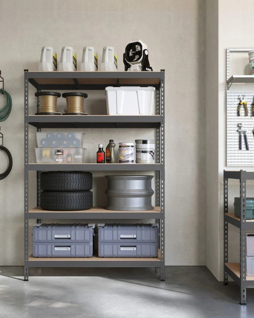 Garagereol med 5 justerbare niveauer, stålstel og MDF, produktvisning 24 | Noreva Home