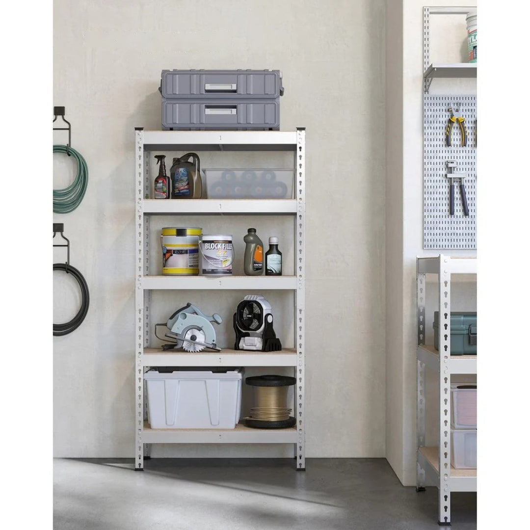 Garagereol med 5 justerbare niveauer, stålstel og MDF, produktvisning 25 | Noreva Home