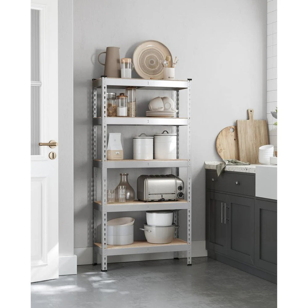 Garagereol med 5 justerbare niveauer, stålstel og MDF, produktvisning 26 | Noreva Home