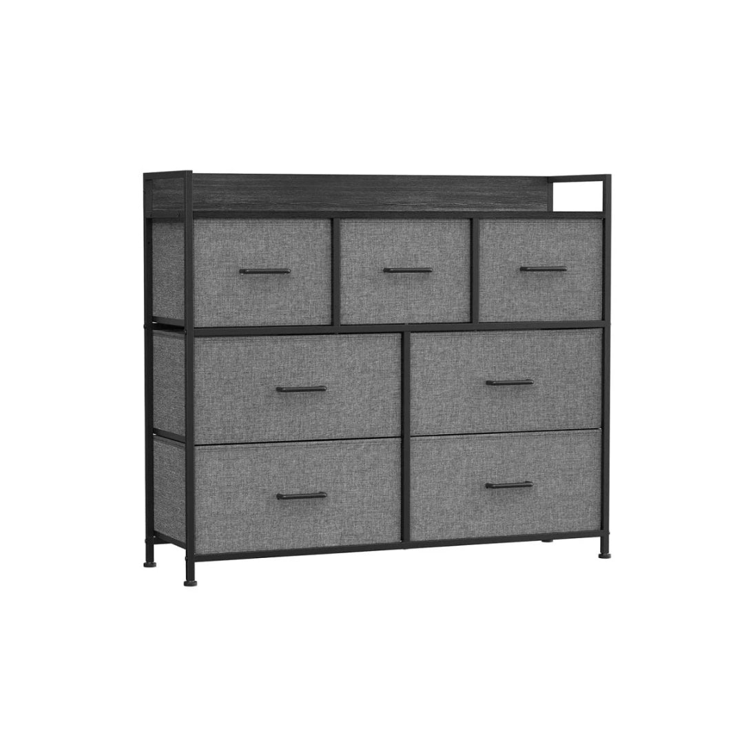 Industriel kommode med 7 stofskuffer – produktvisning 12 | Noreva Home