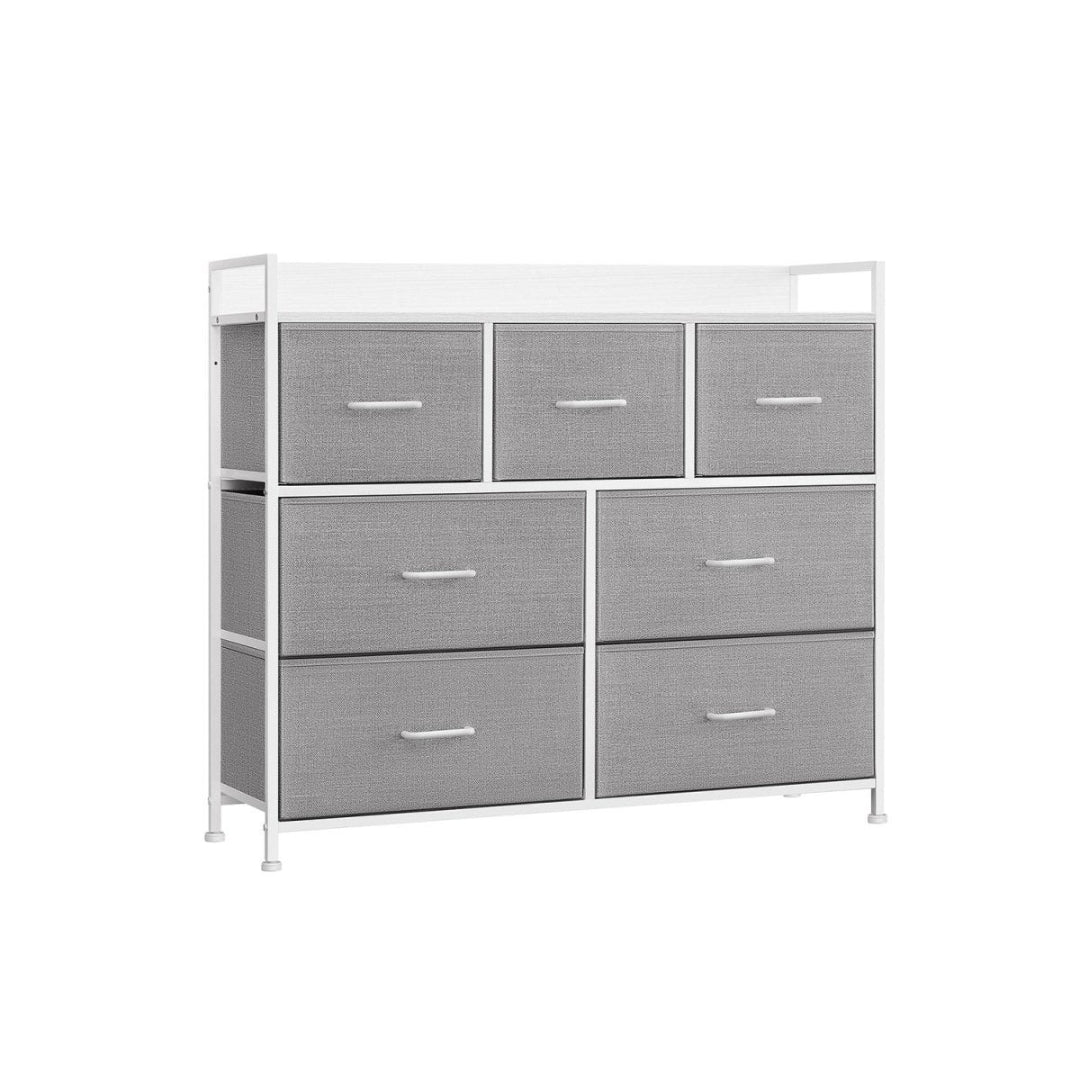 Industriel kommode med 7 stofskuffer – produktvisning 13 | Noreva Home