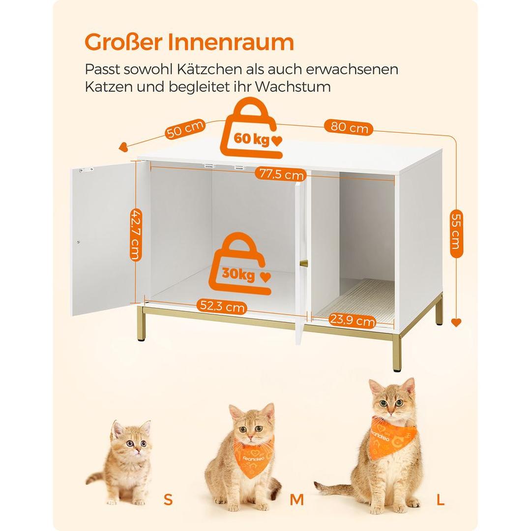 Kattebakkeskab – Diskret Opbevaringsskab til Kattebakke og Tilbehør – produktvisning 8 | Noreva Home