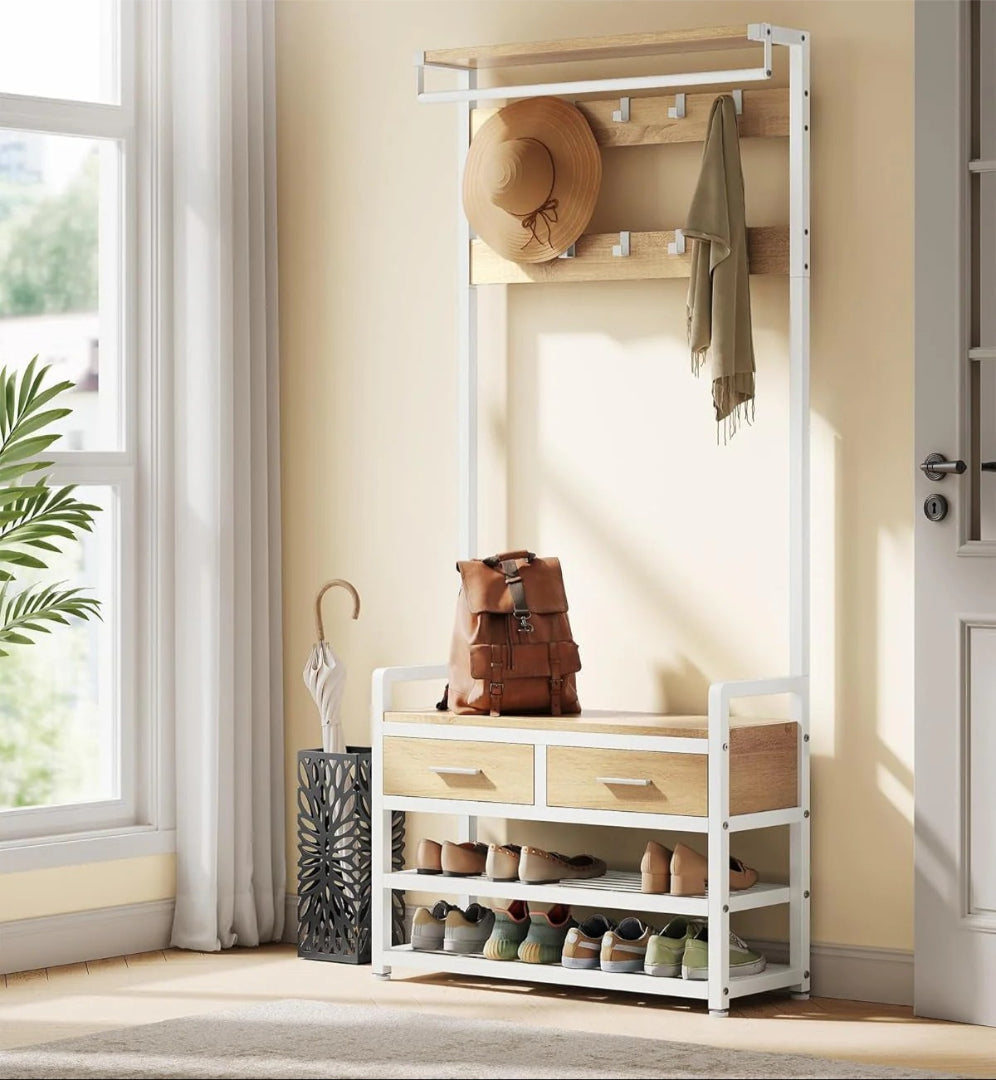 Knagerække med skohylde – produktvisning 4 | Noreva Home