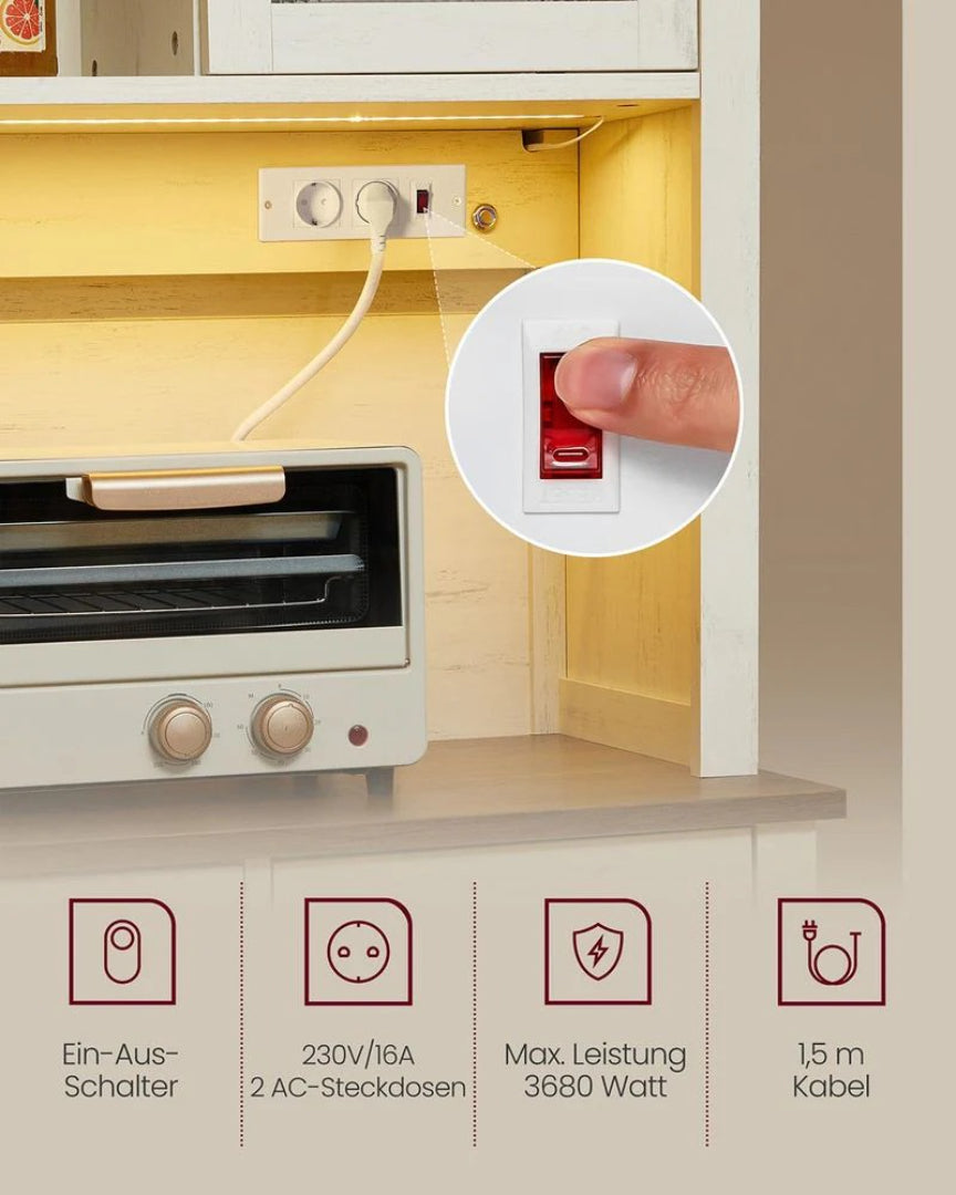 Køkkenskab med stikkontakt og skydedøre – produktvisning 6 | Noreva Home