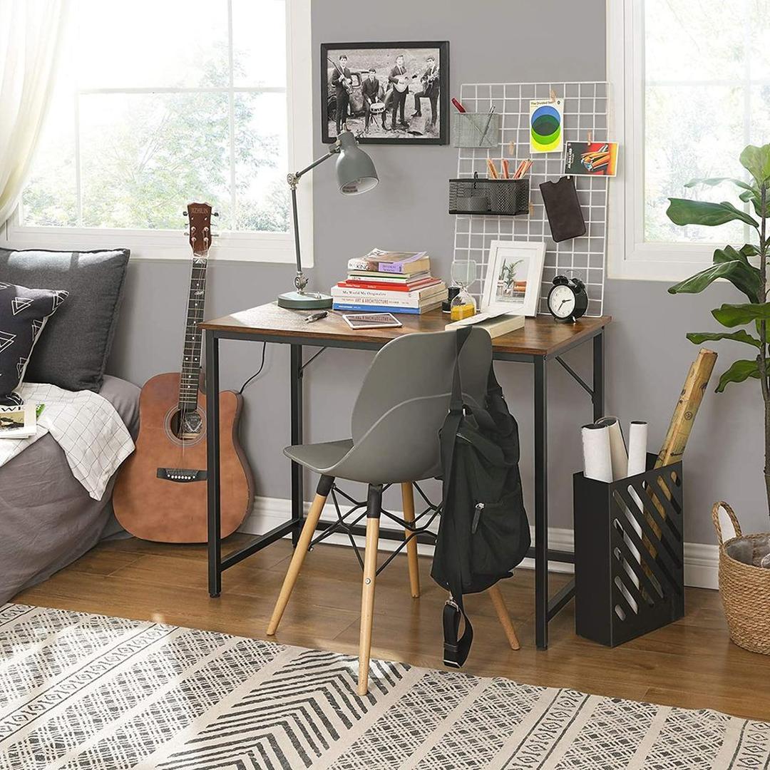 Kompakt Computerbord 50 × 100 × 75 cm – Smalt Skrivebord til Hjemmearbejde – produktvisning 2 | Noreva Home