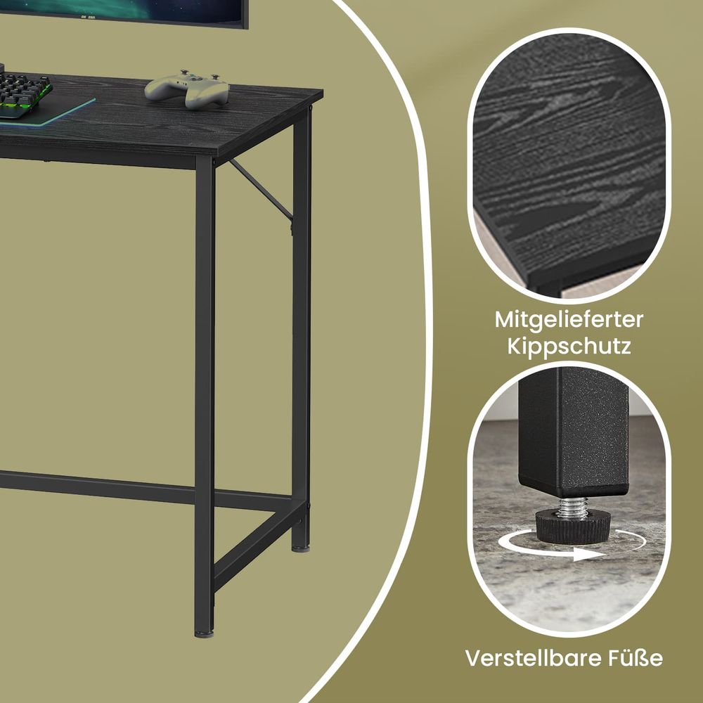 Kompakt Skrivebord – Lille Computerbord til Kontor – produktvisning 6 | Noreva Home