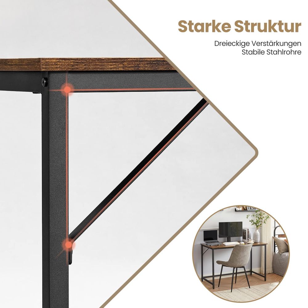 Kompakt Skrivebord – Lille Computerbord til Kontor – produktvisning 9 | Noreva Home